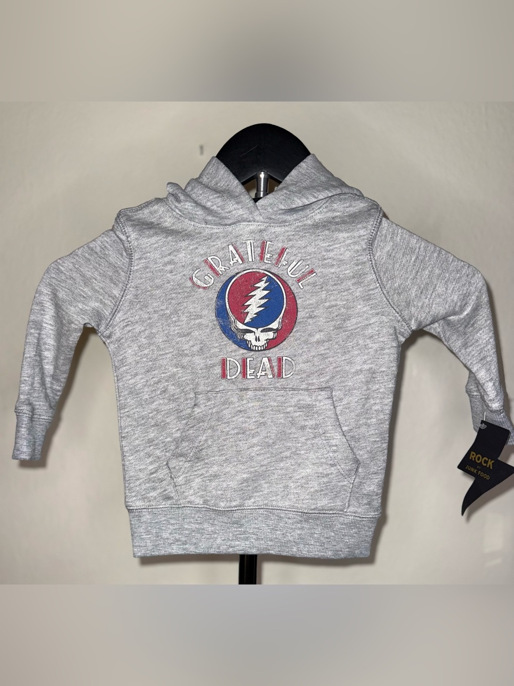 Junk food brand Toddler Grateful Dead Tour Hoodie, size 12 mos, NWT